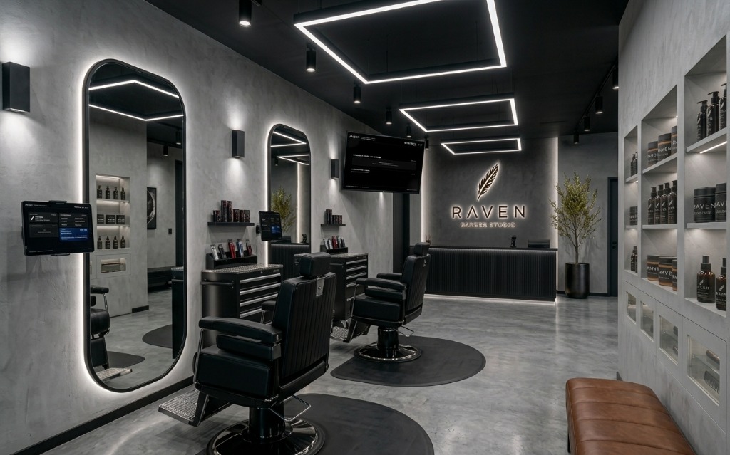 RAVEN Barber Studio — Instalaciones y Experiencia